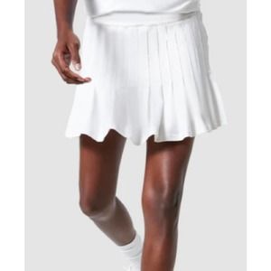 Tuckernuck White and Fresh Buds Tennis Skirt Womens Small Floral Athletic